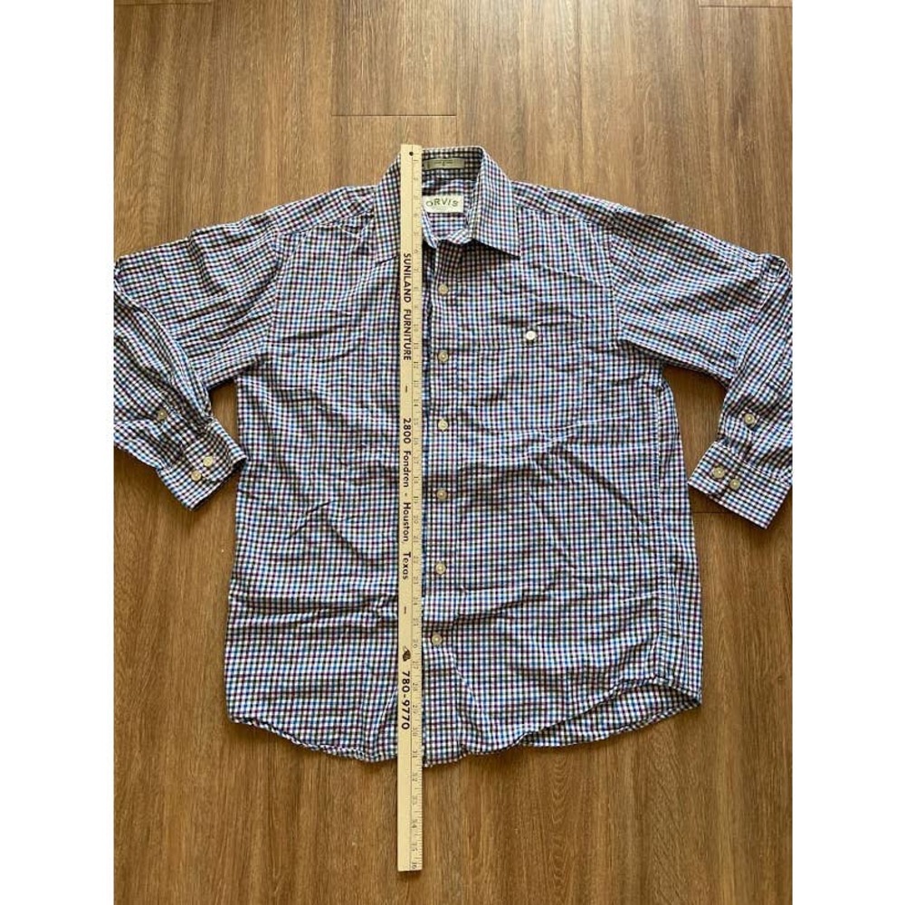 Orvis 100% Cotton Green ,Purple ,Blue ,White Long Sleeve Button Down